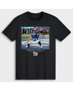 Cam Skattebo New York Giants NFL Flash Features Week 6 T-Shirt – Schwarz