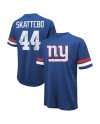 Cam Skattebo New York Giants Majestic Threads Übergroßes T-Shirt – Royal