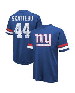 Cam Skattebo New York Giants Majestic Threads Übergroßes T-Shirt – Royal