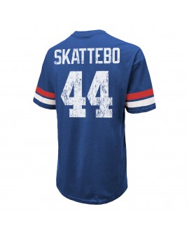 Cam Skattebo New York Giants Majestic Threads Übergroßes T-Shirt – Royal