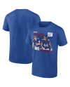 Cam Skattebo & Jaxson Dart New York Giants Spieler-T-Shirt – Royal