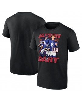 Jaxson Dart New York Giants Notorious Grafik-T-Shirt – Schwarz