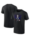 Jaxson Dart New York Giants Humble Shadow Spieler Grafik-T-Shirt – Schwarz
