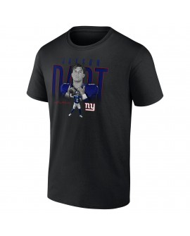 Jaxson Dart New York Giants Humble Shadow Spieler Grafik-T-Shirt – Schwarz