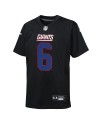 Jaxson Dart New York Giants Nike Jugendmode-Spieler Trikot – Carbon Black