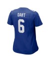 Jaxson Dart New York Giants Nike Damen-Team-Spieler Trikot – Royal