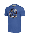 Lawrence Taylor New York Giants Homage Unisex-Karikatur-Tri-Blend-T-Shirt für pensionierte Spieler – Royalblau