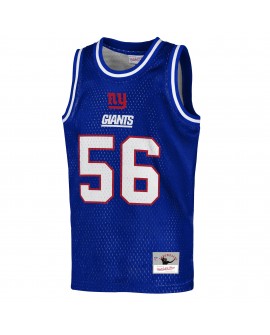Lawrence Taylor New York Giants Mitchell & Ness Jugendspieler im Ruhestand, NFL-Basketball-Modetrikot – Royalblau