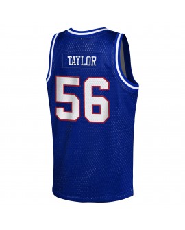 Lawrence Taylor New York Giants Mitchell & Ness Jugendspieler im Ruhestand, NFL-Basketball-Modetrikot – Royalblau