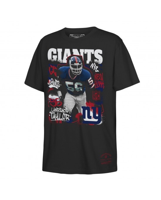 Lawrence Taylor New York Giants Mitchell & Ness Jugend-Starspieler-T-Shirt – Schwarz
