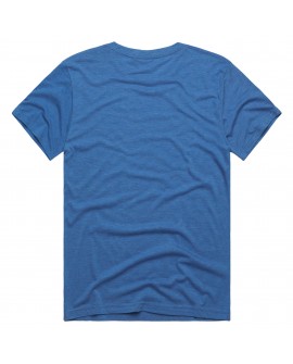 Lawrence Taylor New York Giants Homage Unisex Retired Spieler Classic Cartoon Tri-Blend T-Shirt – Royalblau