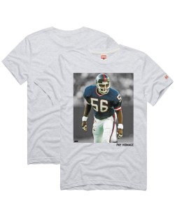 Lawrence Taylor New York Giants Homage Unisex Pay Homage Tri-Blend T-Shirt – Ash