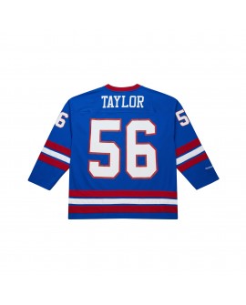 Lawrence Taylor New York Giants Mitchell & Ness Maxxed Out Modisches Hockey-Trikot – Royalblau