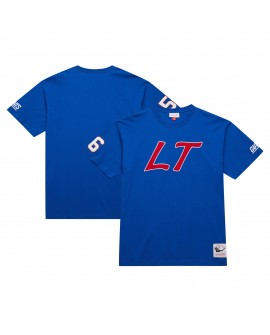 Lawrence Taylor New York Giants Mitchell & Ness Spieler-Spitznamen-T-Shirt im Ruhestand – Royal