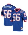 Lawrence Taylor New York Giants 1990 Mitchell & Ness Authentic Throwback-Spielertrikot im Ruhestand – Royalblau