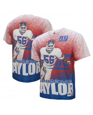 Lawrence Taylor New York Giants Mitchell & Ness Burst Retired Spieler T-Shirt – Grau
