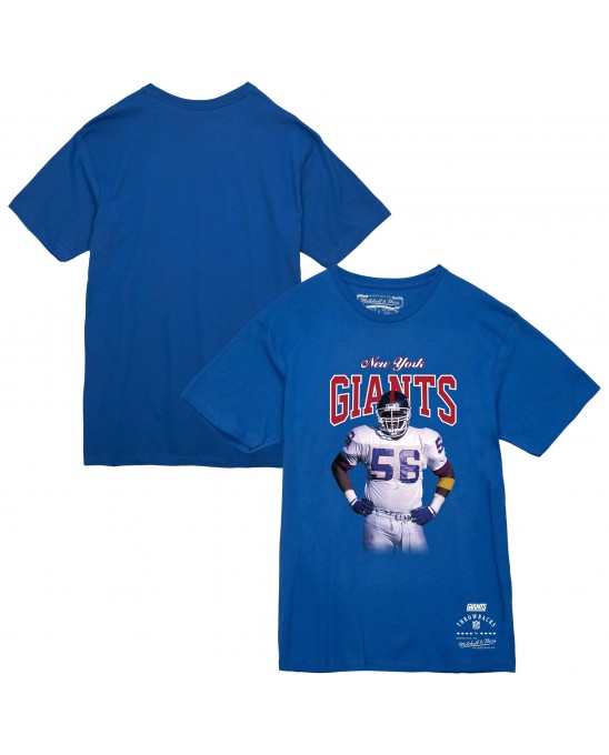 Lawrence Taylor New York Giants Mitchell & Ness Sideline T-Shirt für pensionierte Spieler – Royalblau