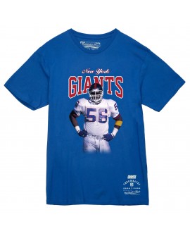 Lawrence Taylor New York Giants Mitchell & Ness Sideline T-Shirt für pensionierte Spieler – Royalblau