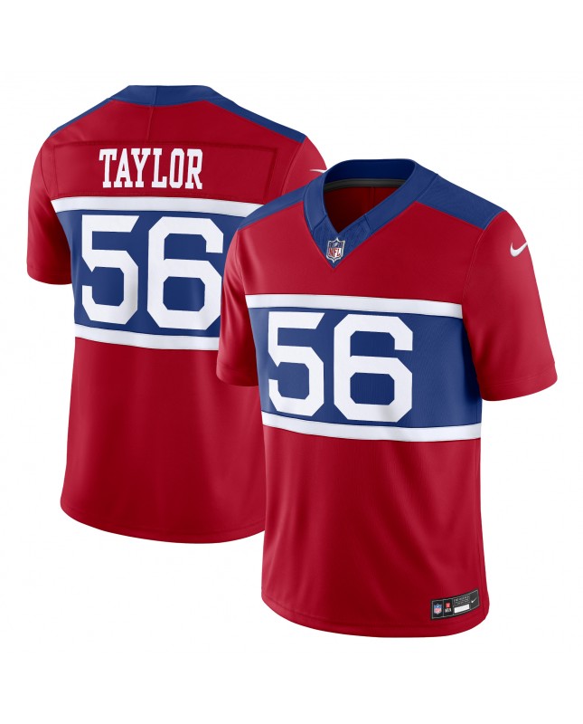 Lawrence Taylor New York Giants Nike Alternate Vapor F.U.S.E. Trikot „Retired Spieler Limited“ – Century Red