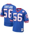 Lawrence Taylor New York Giants 1986 Mitchell & Ness Authentic Throwback-Spielertrikot im Ruhestand – Royalblau
