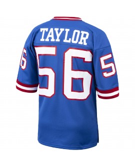 Lawrence Taylor New York Giants 1986 Mitchell & Ness Authentic Throwback-Spielertrikot im Ruhestand – Royalblau