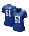 Abdul Carter New York Giants Nike First Round Pick Game-Trikot für Damen – Royalblau