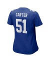 Abdul Carter New York Giants Nike First Round Pick Game-Trikot für Damen – Royalblau