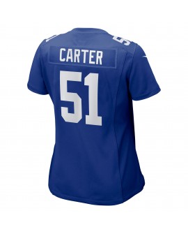 Abdul Carter New York Giants Nike First Round Pick Game-Trikot für Damen – Royalblau