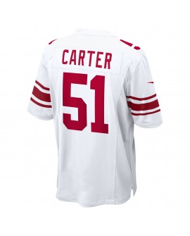 Abdul Carter New York Giants Nike First Round Pick Spieler Trikot – Weiß