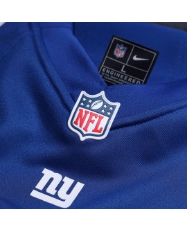 Abdul Carter New York Giants Nike 2025 NFL Draft First Round Pick Game-Trikot – Royalblau