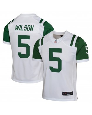 Garrett Wilson New York Jets Nike Jugend-Spieler Trikot – Weiß