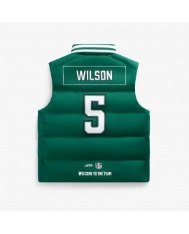 Garrett Wilson New York Jets Off Season x NFL Unisex-Spieler-Pufferweste – Grün