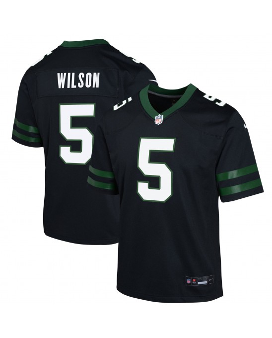 Garrett Wilson New York Jets Nike Jugend-Spieler Trikot – Schwarz