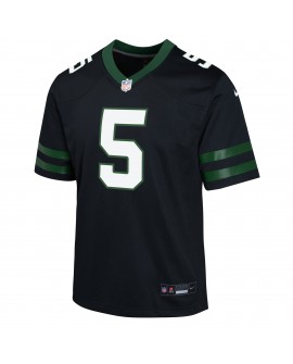 Garrett Wilson New York Jets Nike Jugend-Spieler Trikot – Schwarz