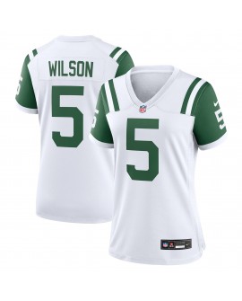 Garrett Wilson New York Jets Nike Classic Alternate Game-Trikot für Damen – Weiß