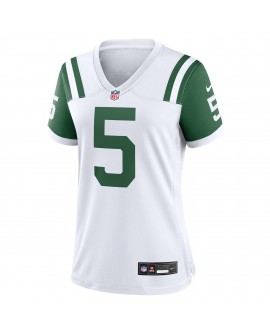 Garrett Wilson New York Jets Nike Classic Alternate Game-Trikot für Damen – Weiß
