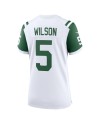 Garrett Wilson New York Jets Nike Classic Alternate Game-Trikot für Damen – Weiß