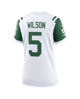 Garrett Wilson New York Jets Nike Classic Alternate Game-Trikot für Damen – Weiß