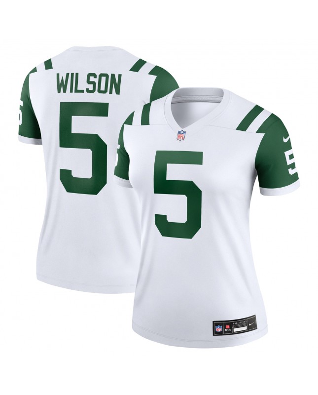 Garrett Wilson New York Jets Nike Alternate Legend Spieler Performance-Oberteil für Damen – Classic Alternate White