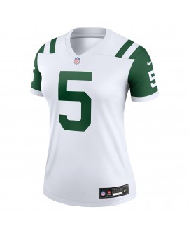 Garrett Wilson New York Jets Nike Alternate Legend Spieler Performance-Oberteil für Damen – Classic Alternate White