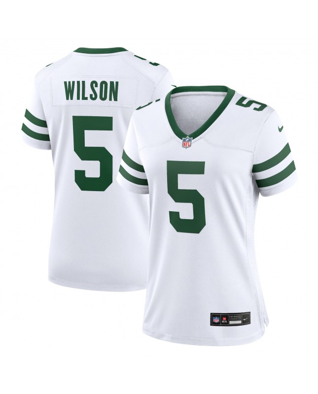 Garrett Wilson New York Jets Nike Damen-Spieler Trikot – Legacy White