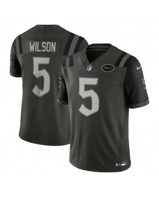Garrett Wilson New York Jets Nike 2025 Rivalries Collection Limited Trikot – Gotham Green