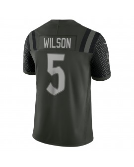 Garrett Wilson New York Jets Nike 2025 Rivalries Collection Limited Trikot – Gotham Green