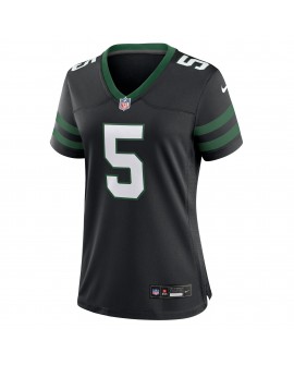 Garrett Wilson New York Jets Nike Damen-Ausweichtrikot – Legacy Black