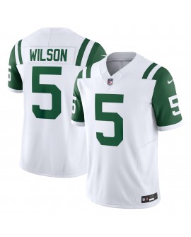 Garrett Wilson New York Jets Nike Classic Alternate Vapor F.U.S.E. Limitiertes Trikot – Weiß