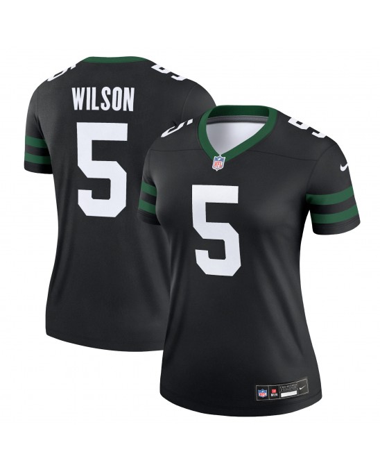 Garrett Wilson New York Jets Nike Alternate Legend Spieler Performance-Oberteil für Damen – Legacy Black