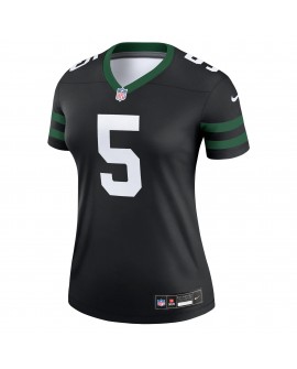 Garrett Wilson New York Jets Nike Alternate Legend Spieler Performance-Oberteil für Damen – Legacy Black