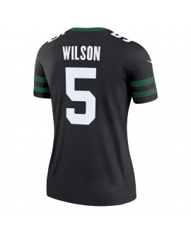 Garrett Wilson New York Jets Nike Alternate Legend Spieler Performance-Oberteil für Damen – Legacy Black