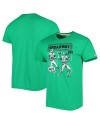 Joe Namath New York Jets Hommage Unisex Unisex Cartoon Retired Spieler Tri-Blend T-Shirt – Heather Green