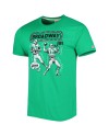 Joe Namath New York Jets Hommage Unisex Unisex Cartoon Retired Spieler Tri-Blend T-Shirt – Heather Green